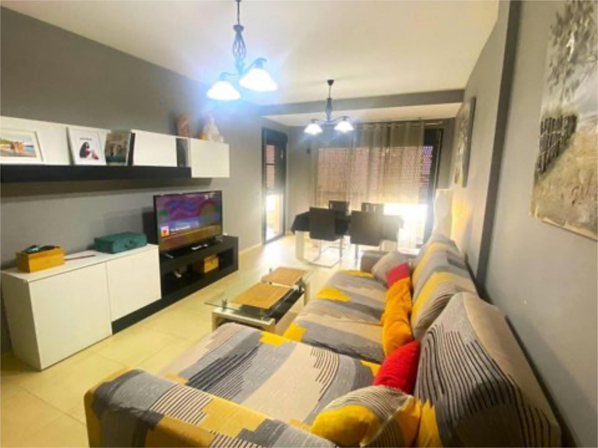 Living room of Flat for sale in Roquetas de Mar  with Air Conditioner and Terrace