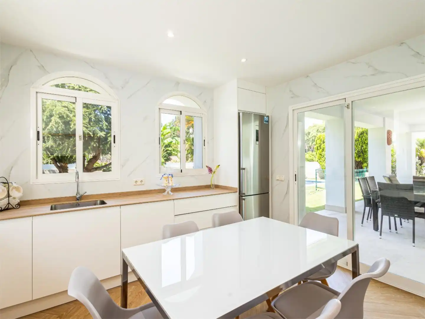 Houses for rent in Calle Calvario, 10, Huerta Belón - Calvario Kitchen of Houses for rent in Marbella with Air Conditioner, Heating and Private garden