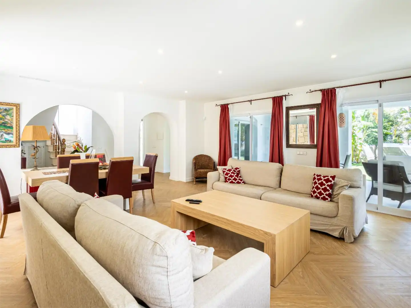 Houses for rent in Calle Calvario, 10, Huerta Belón - Calvario Living room of Houses for rent in Marbella with Air Conditioner, Heating and Private garden