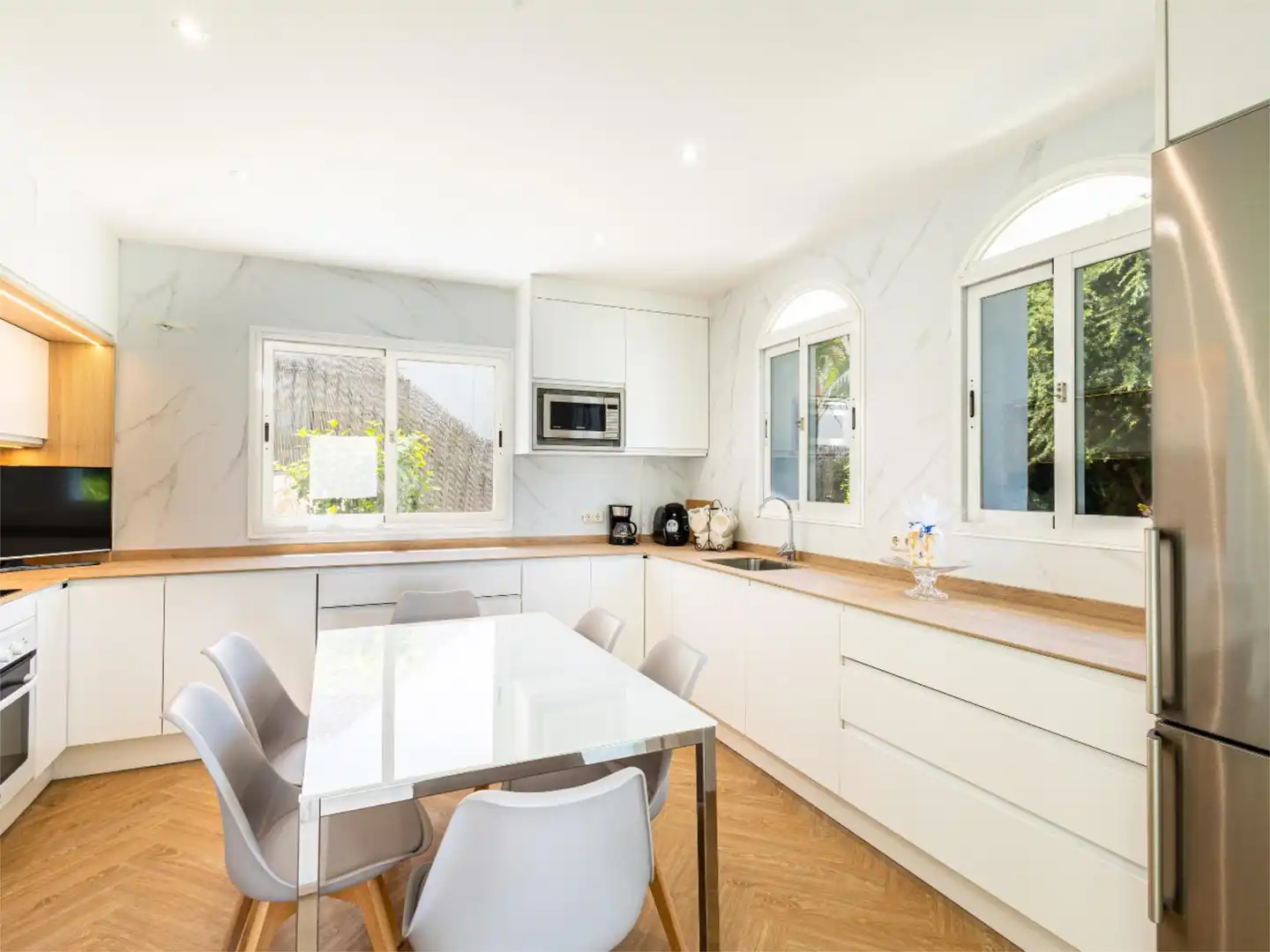 Houses for rent in Calle Calvario, 10, Huerta Belón - Calvario Kitchen of Houses for rent in Marbella with Air Conditioner, Heating and Private garden