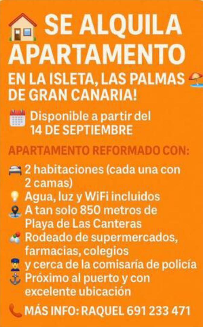 Apartament de lloguer en Las Palmas de Gran Canaria amb Moblat