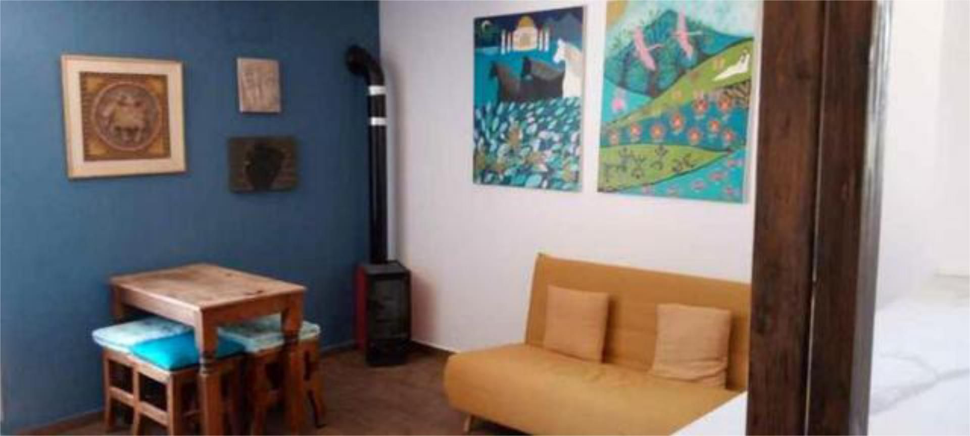 Sala d'estar de Apartament de lloguer en Ibi amb Jardí privat, Terrassa i Moblat