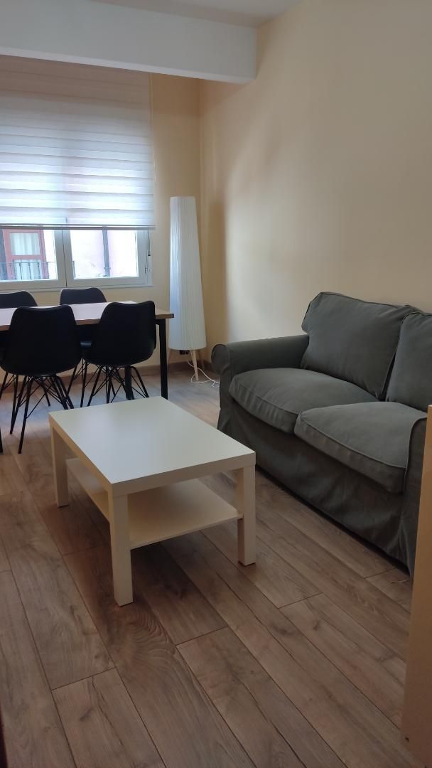Sala d'estar de Pis de lloguer en Zamora Capital  amb Calefacció, Parquet i Moblat