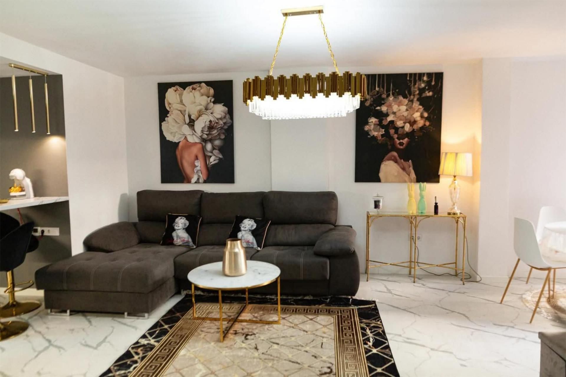 Living room of Flat for sale in Torrevieja  with Air Conditioner, Heating and Private garden