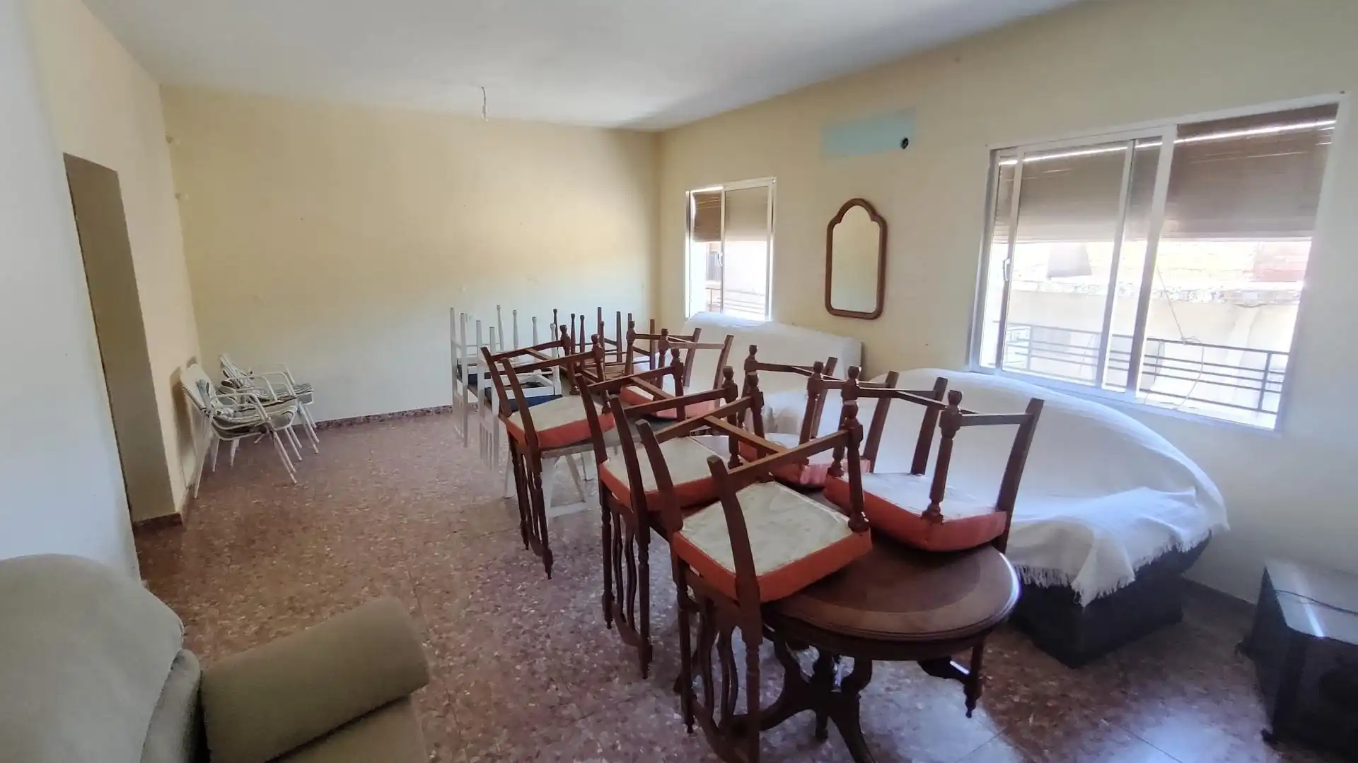 Comedor de Piso en venta en Villarrubia de los Ojos con Terraza, Trastero y Amueblado
