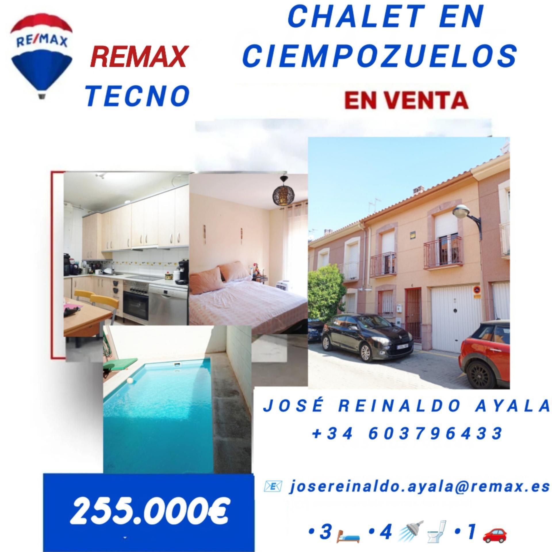 Exterior view of House or chalet for sale in Ciempozuelos  with Air Conditioner, Terrace and Swimming Pool