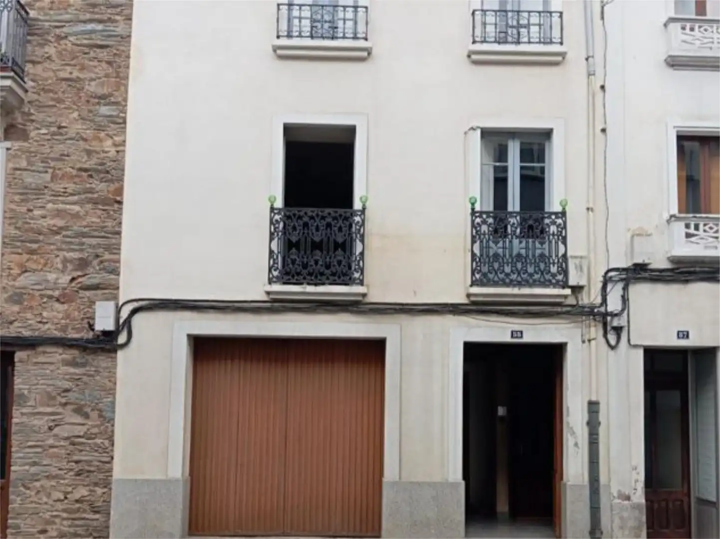 Vista exterior de Casa adosada en venta en A Pontenova   con Terraza y Balcón