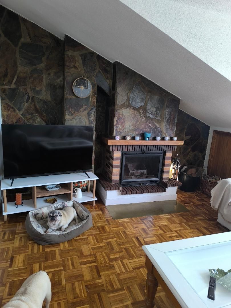 Living room of Attic for sale in El Espinar  with Heating, Private garden and Parquet flooring