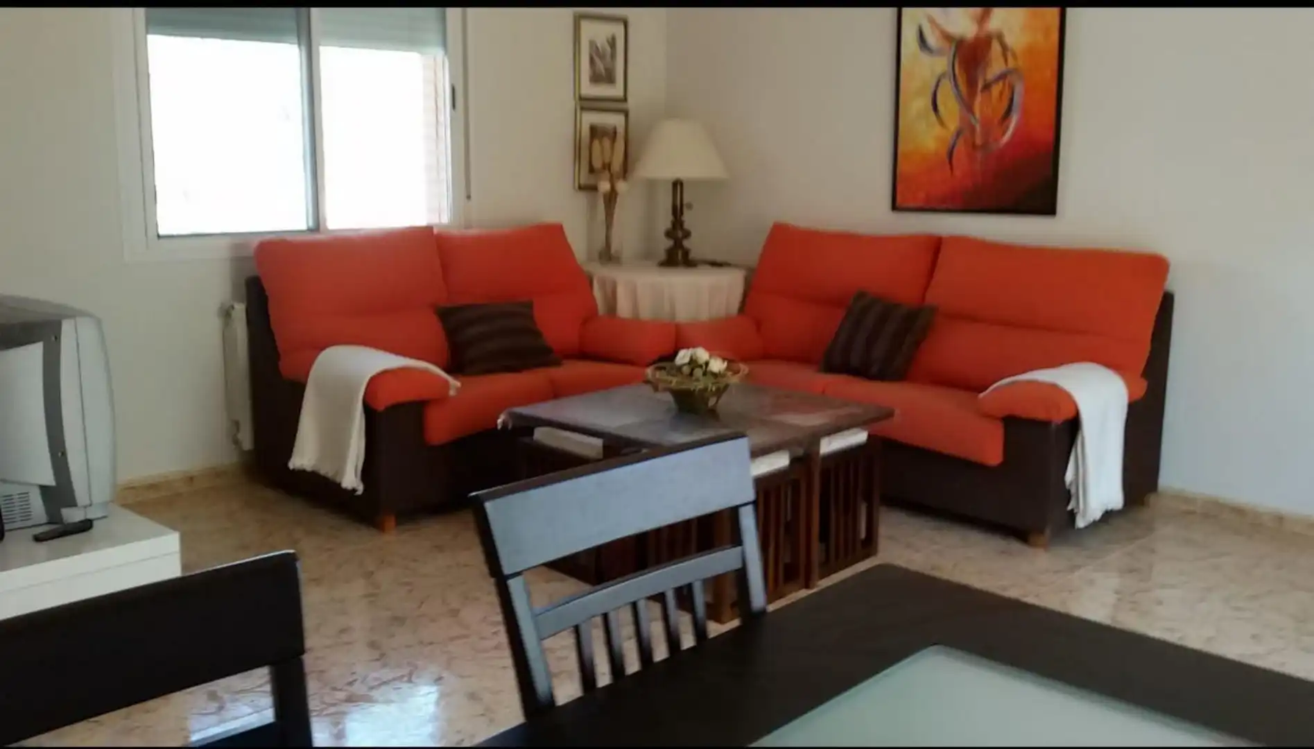 Casa o chalet de alquiler en Calle Albacete, 18, Albarreal de Tajo Sala de estar de Casa o chalet de alquiler en Albarreal de Tajo con Aire acondicionado, Calefacción y Jardín privado