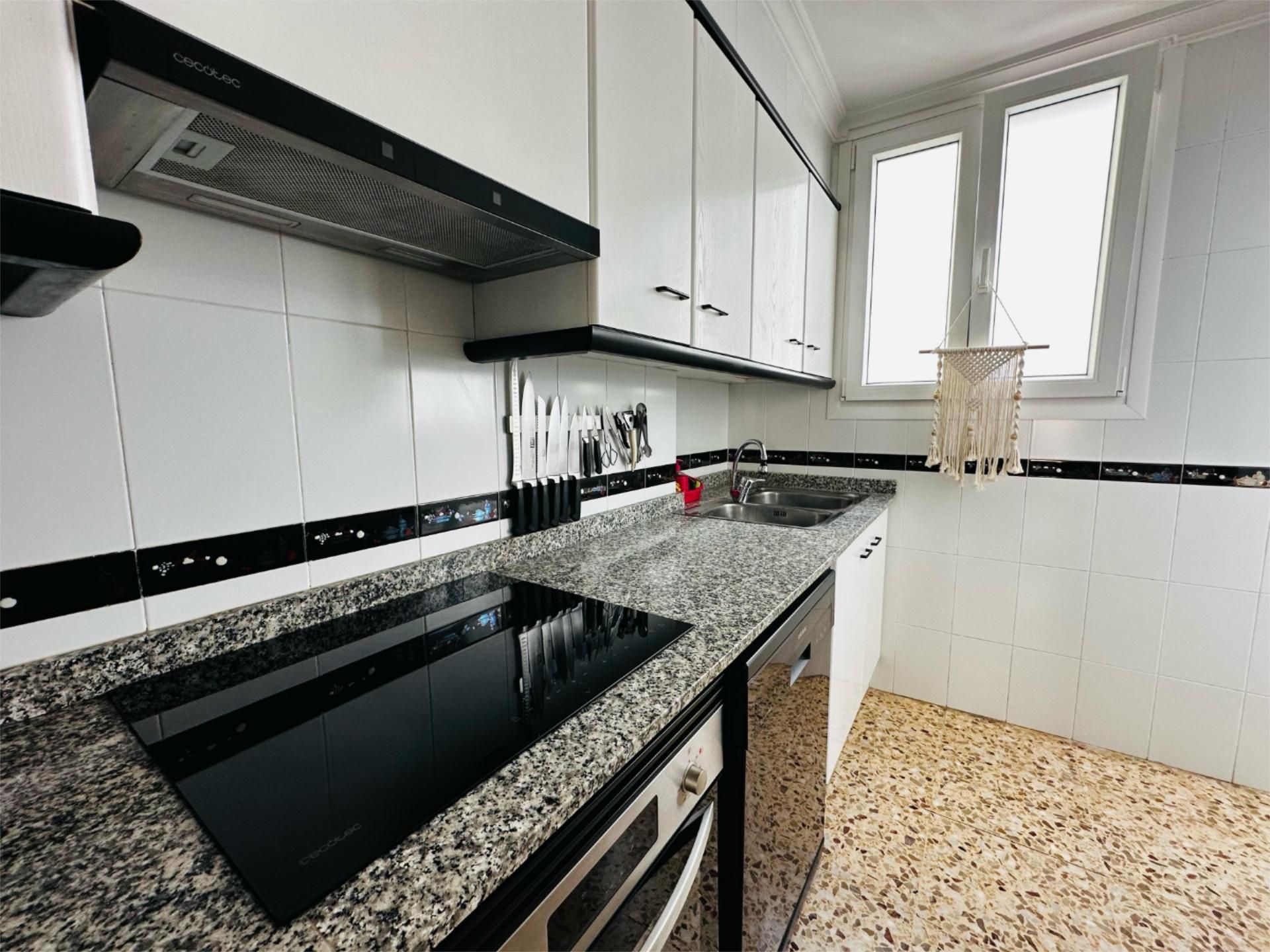 Kitchen of Flat for sale in Bocairent  with Air Conditioner, Terrace and Furnished