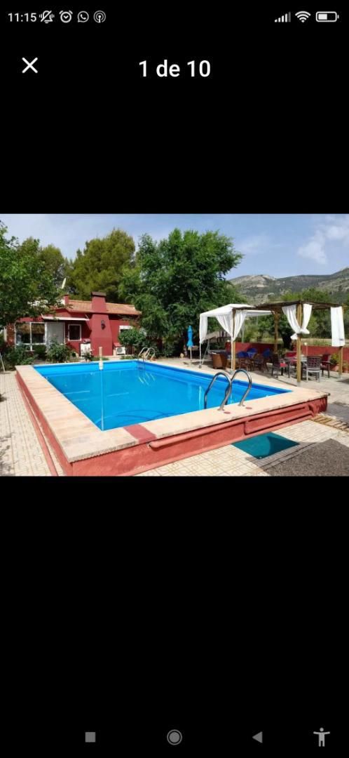 Piscina de Finca rústica en venda en Castalla amb Aire condicionat i Piscina