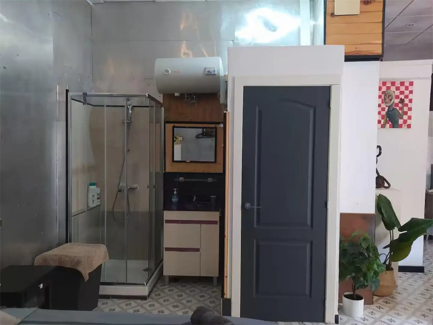 Loft de alquiler en Calle Gigantes, 16, La Goleta - San Felipe Neri Baño de Loft de alquiler en Málaga con Aire acondicionado y Amueblado