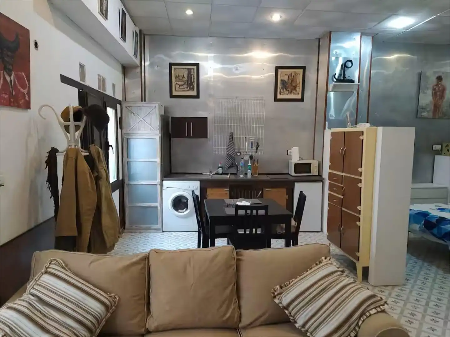 Loft de alquiler en Calle Gigantes, 16, La Goleta - San Felipe Neri Cocina de Loft de alquiler en Málaga con Aire acondicionado y Amueblado