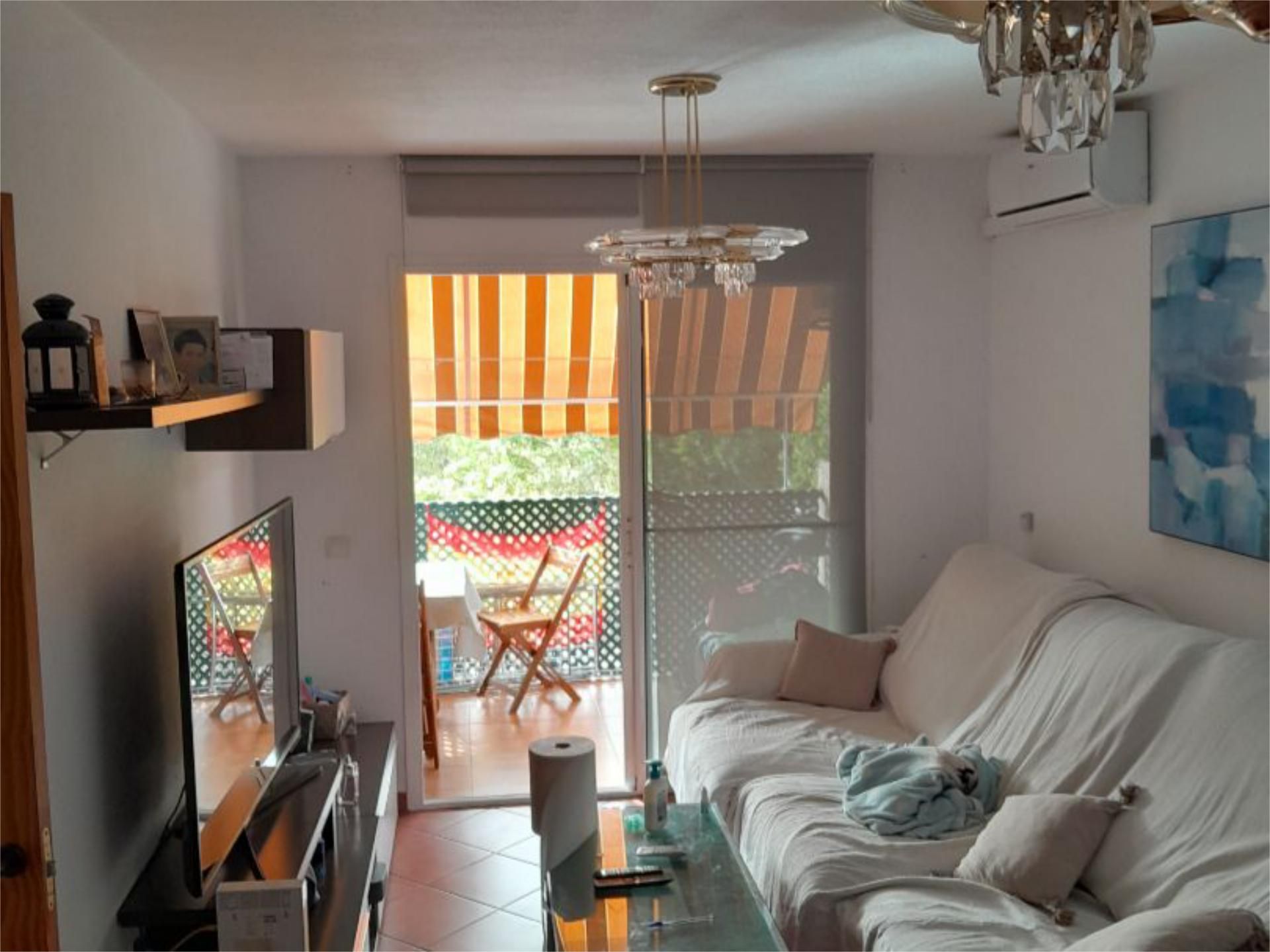 Living room of Flat for sale in Málaga Capital  with Air Conditioner, Private garden and Terrace