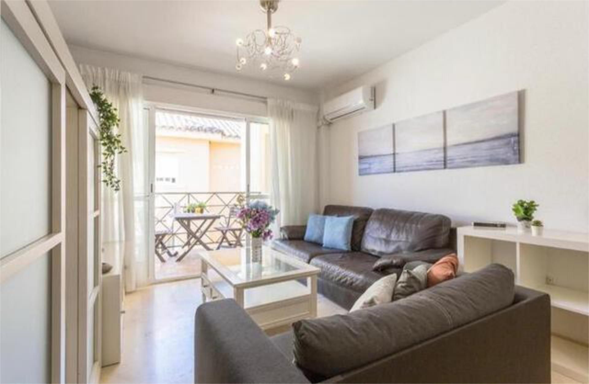 Living room of Flat to rent in Jerez de la Frontera  with Heating, Private garden and Terrace