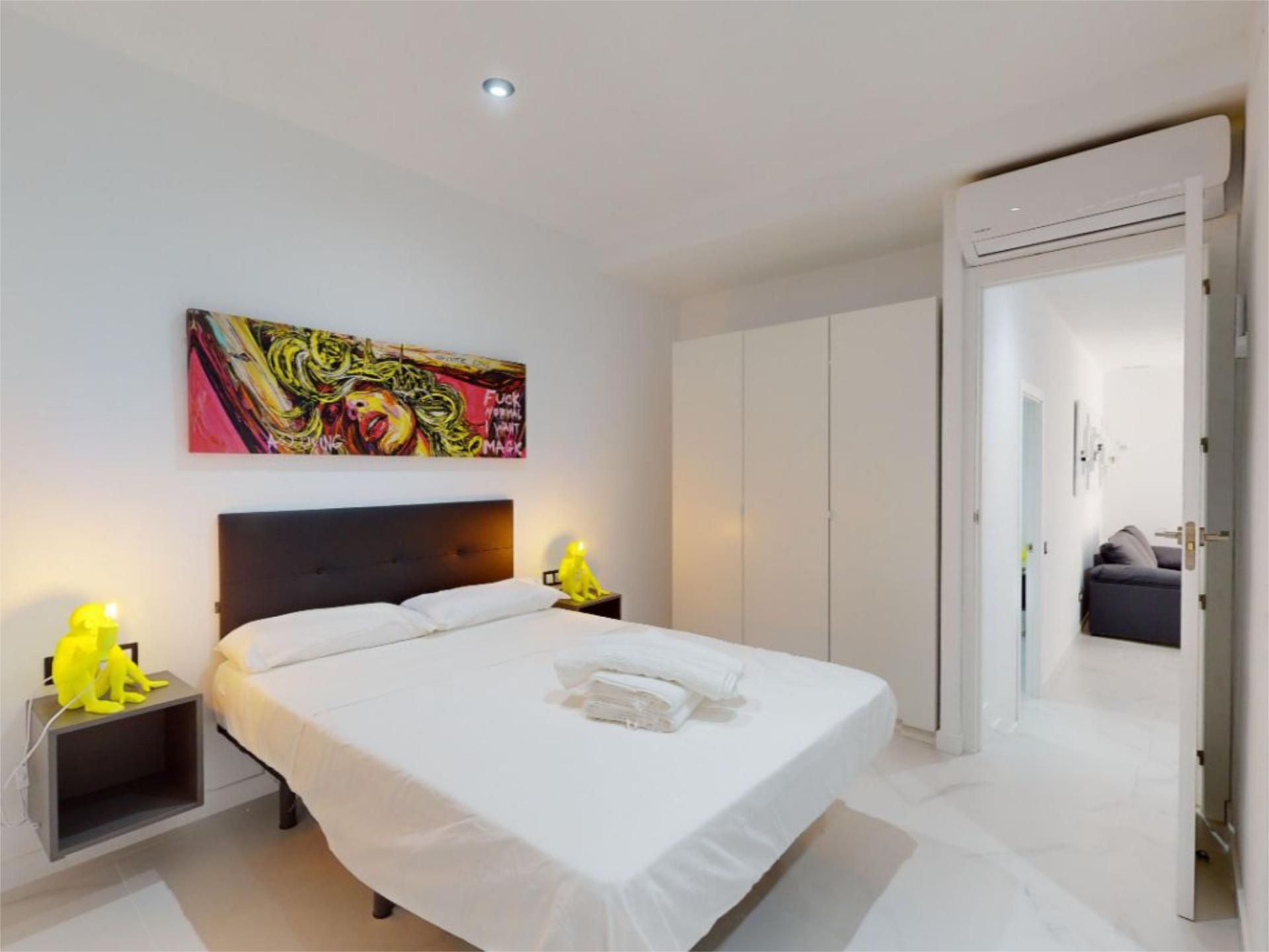 Bedroom of Flat for sale in Algarrobo  with Air Conditioner