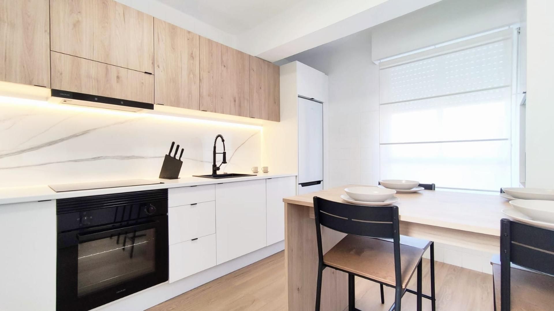 Kitchen of Flat to share in Vila-real  with Heating, Furnished and Oven