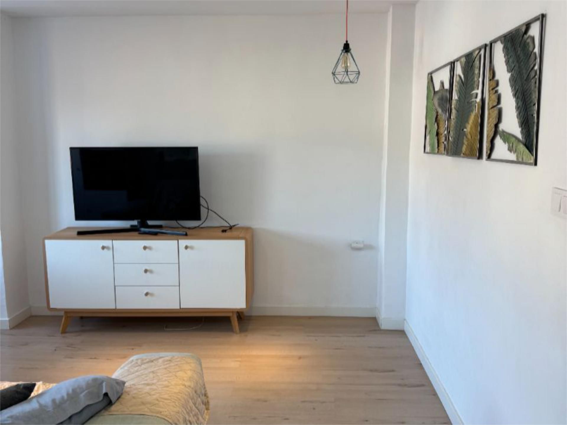 Living room of Flat to rent in Alcoy / Alcoi  with Parquet flooring and Furnished