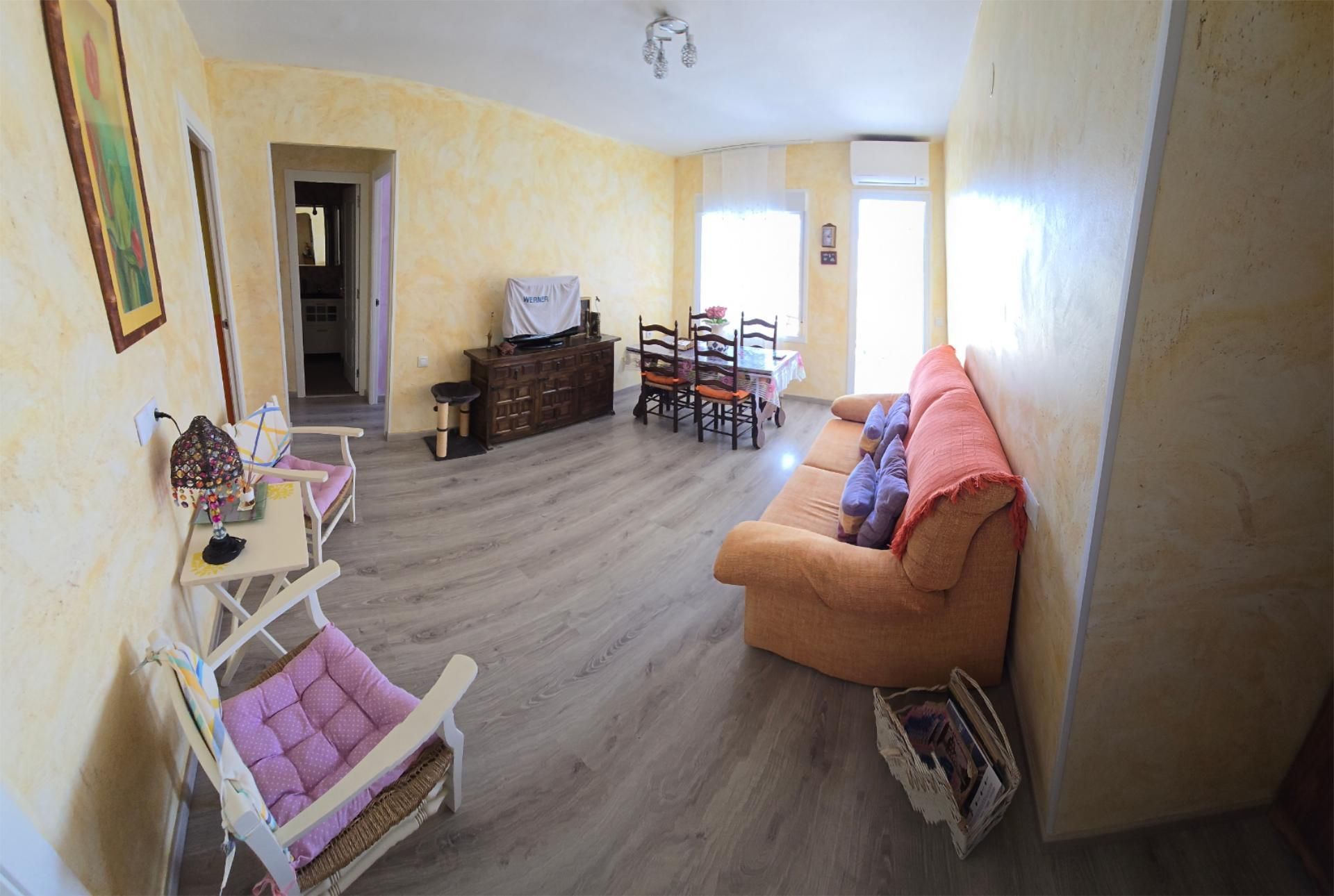 Living room of Flat for sale in Calpe / Calp  with Air Conditioner, Terrace and Community parking