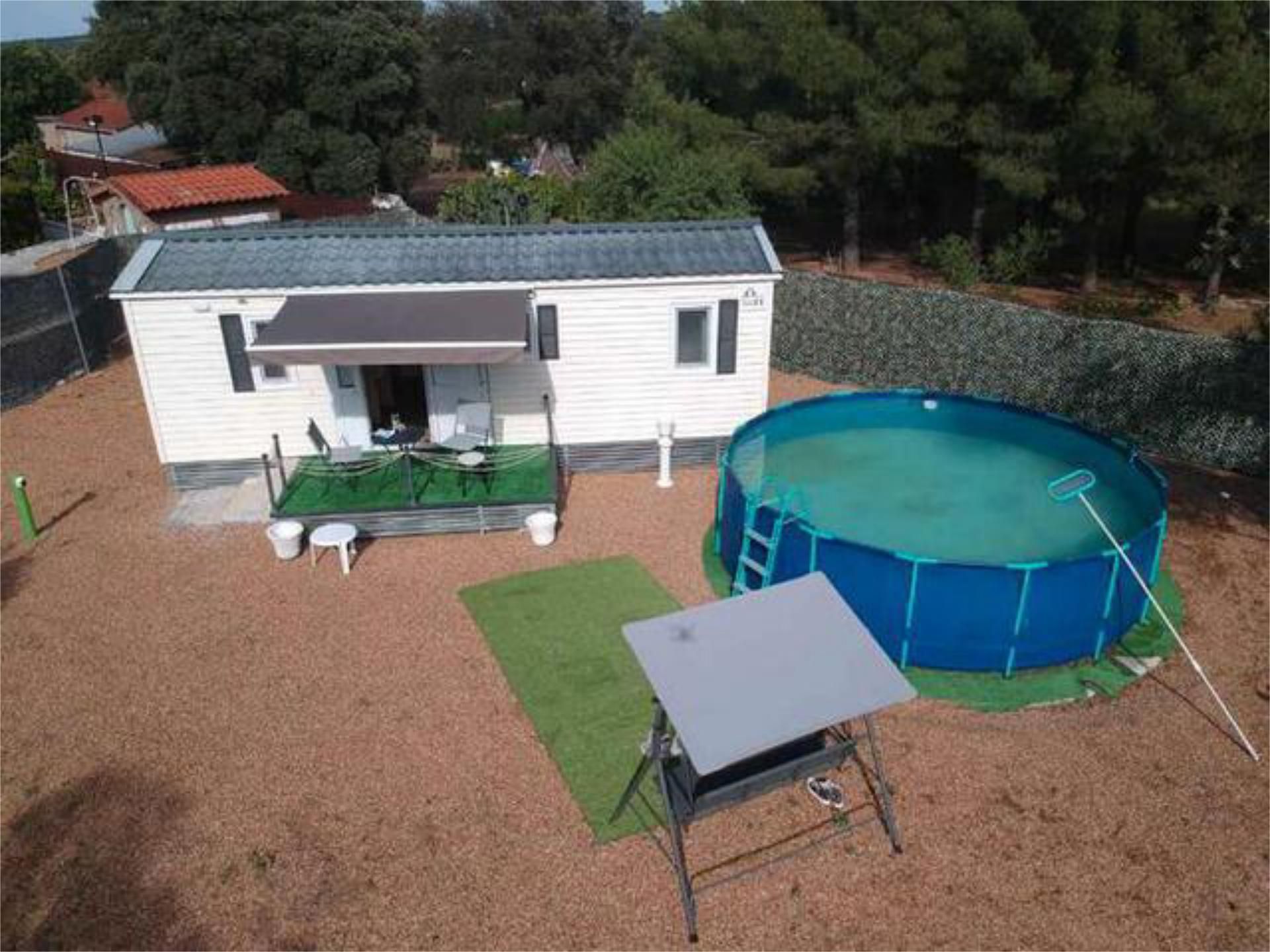 Piscina de Casa adosada de lloguer en Badajoz Capital amb Calefacció, Terrassa i Piscina