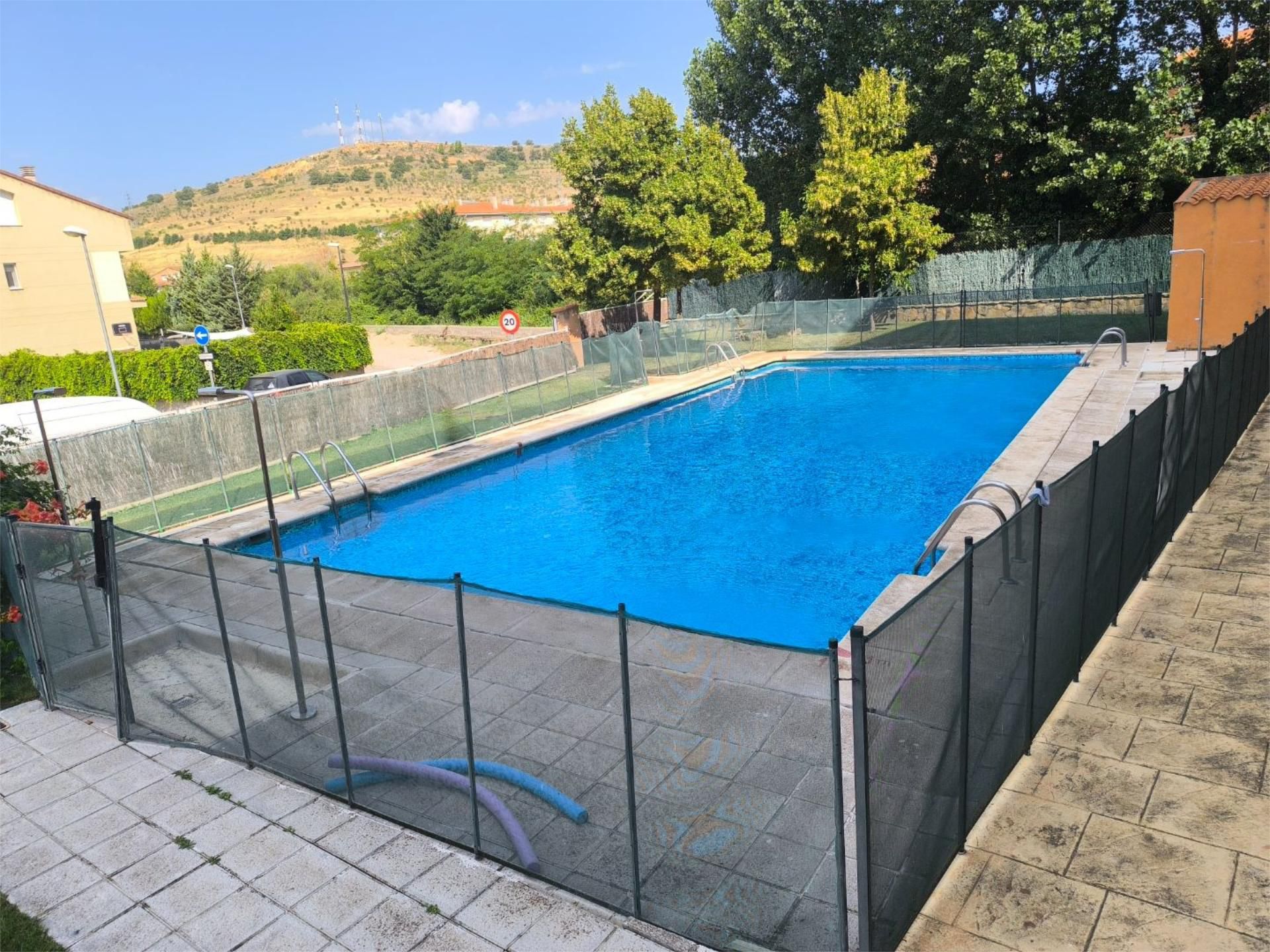 Swimming pool of Flat to rent in Sigüenza  with Heating, Private garden and Storage room