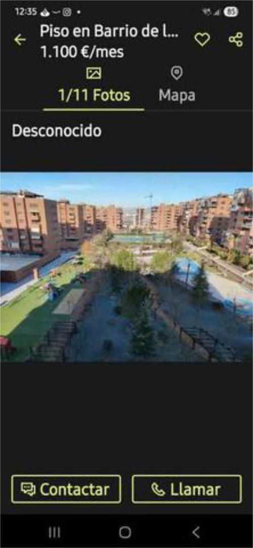 Vista exterior de Pis de lloguer en  Granada Capital amb Calefacció, Jardí privat i Terrassa