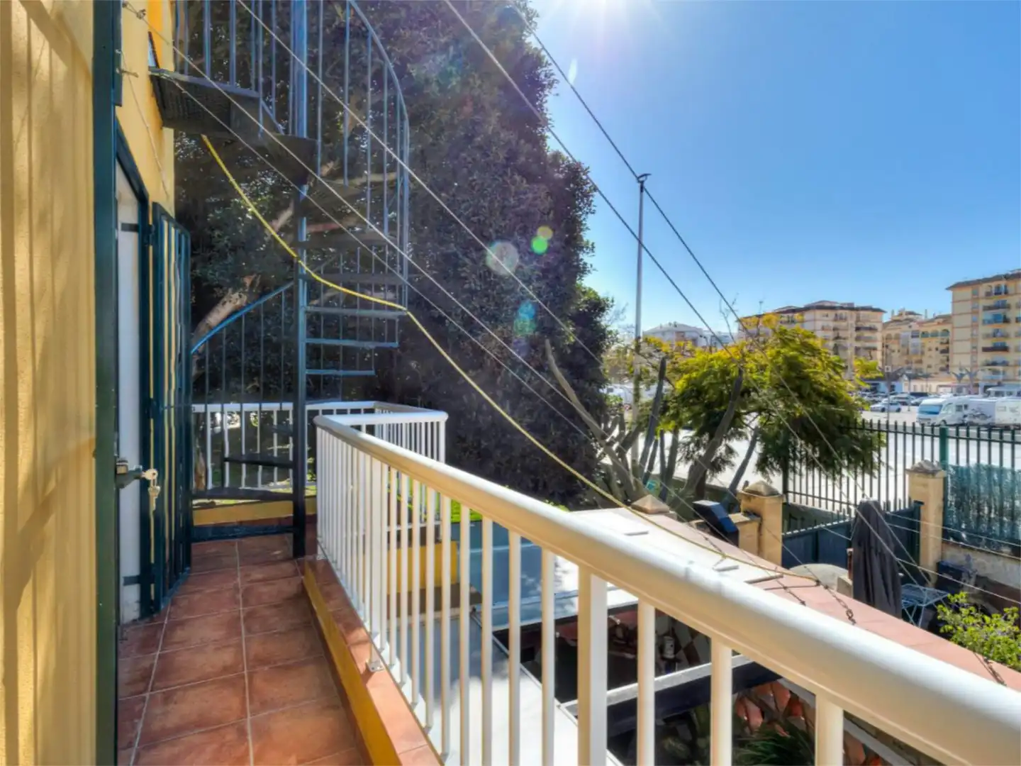 Houses for sale in Calle Monaguillo, 1, Los Boliches Exterior view of Houses for sale in Fuengirola with Air Conditioner, Private garden and Parquet flooring