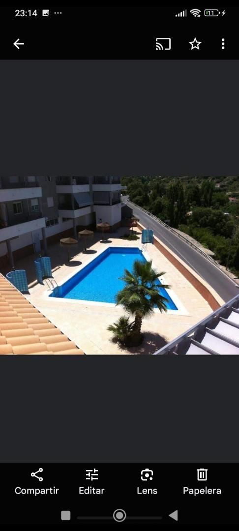 Piscina de Àtic de lloguer en Los Villares amb Aire condicionat, Terrassa i Moblat