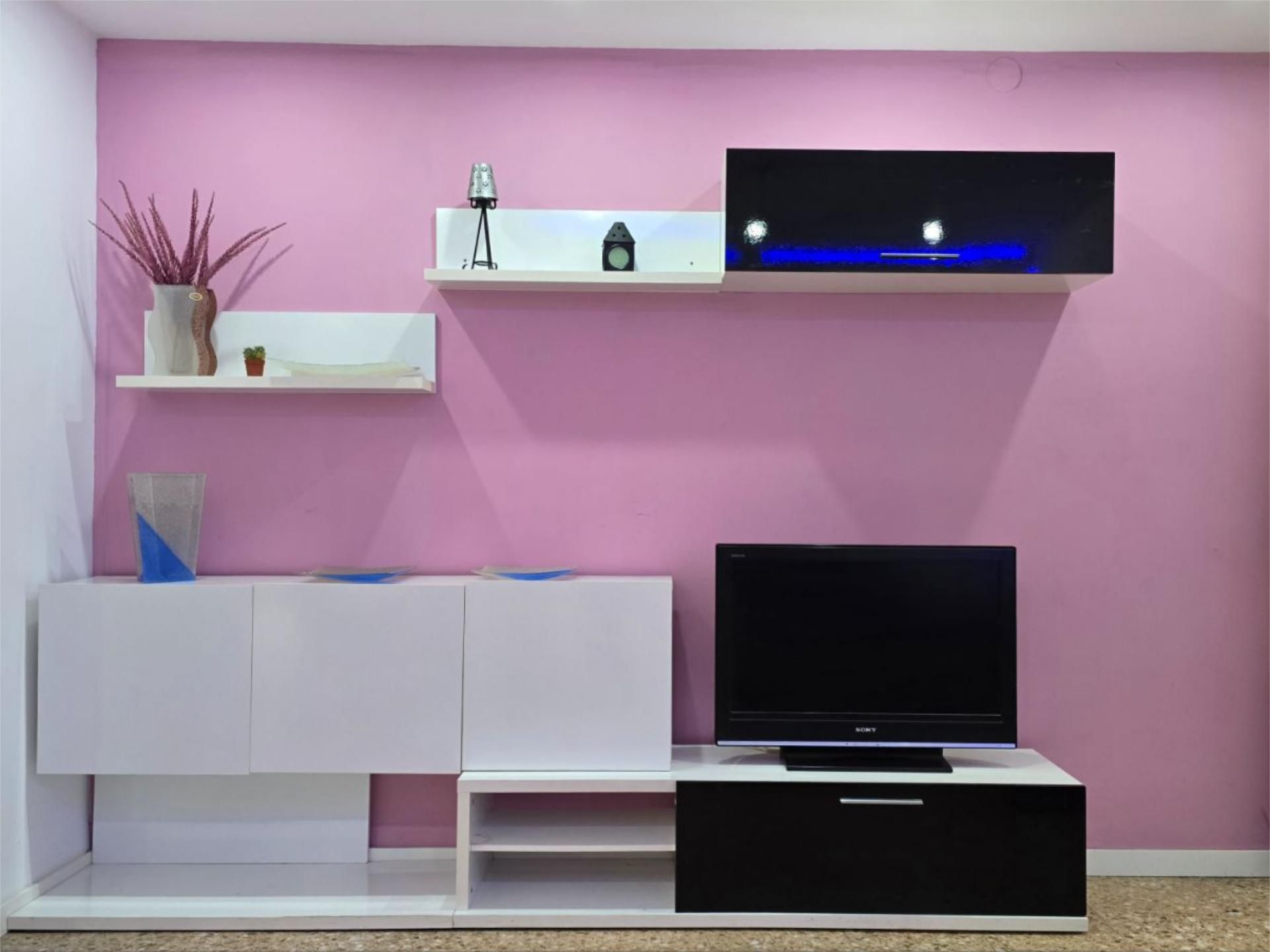 Living room of Flat to rent in  Valencia Capital  with Air Conditioner, Furnished and Balcony