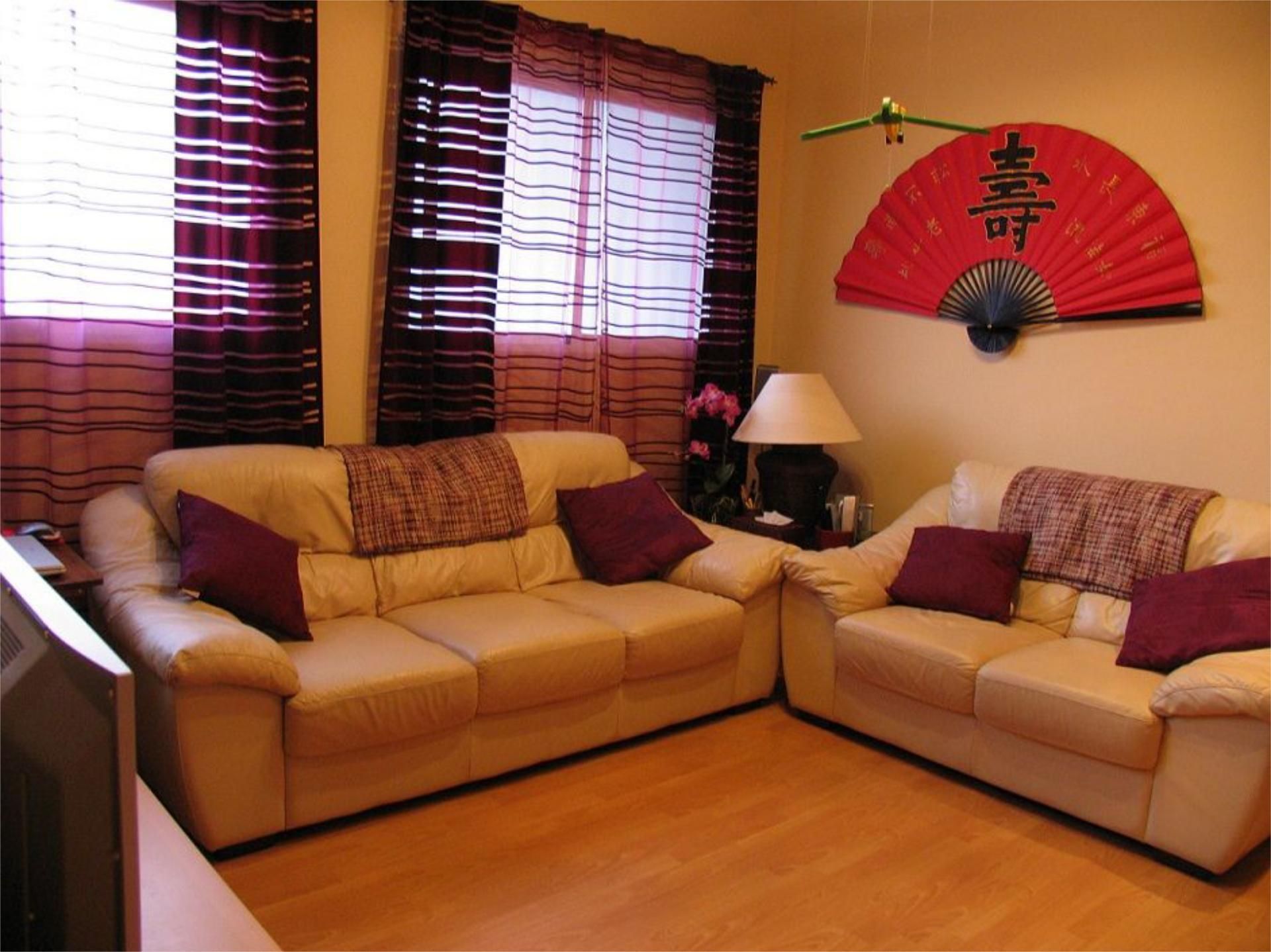 Living room of Flat to rent in  Madrid Capital  with Air Conditioner, Private garden and Swimming Pool