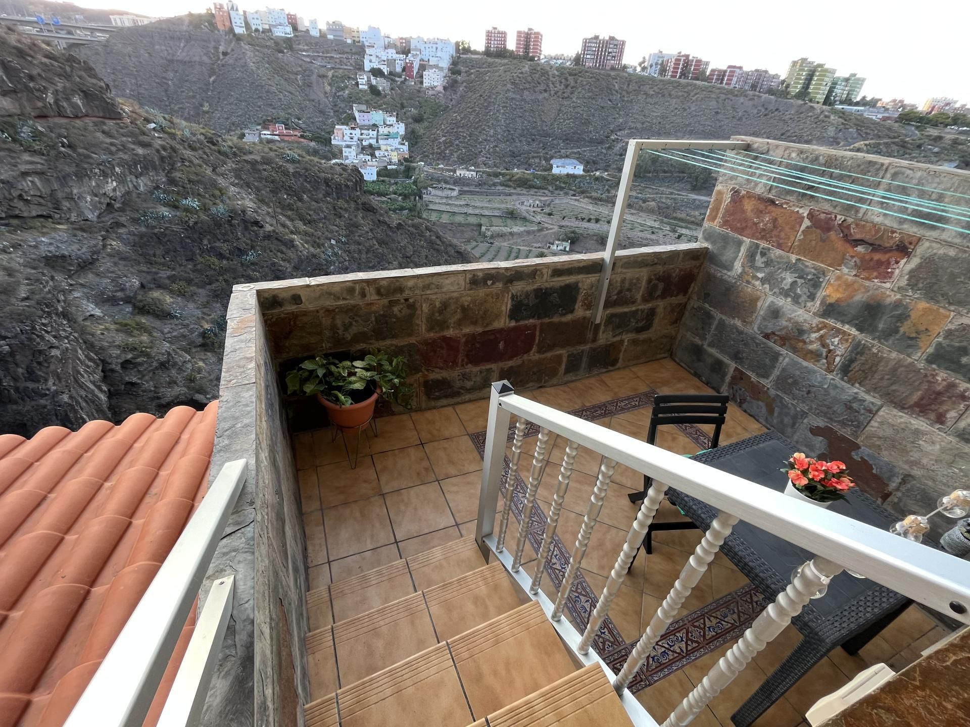 Terrassa de Pis de lloguer en Las Palmas de Gran Canaria amb Terrassa i Moblat