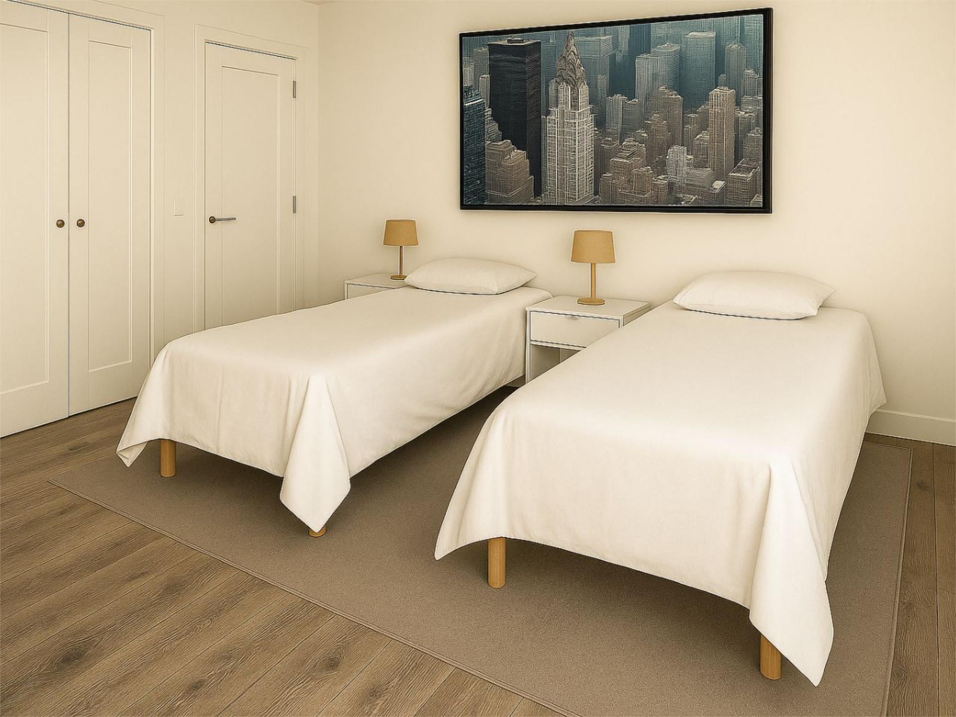 Bedroom of Single-family semi-detached to share in Guadalajara Capital  with Air Conditioner, Heating and Parquet flooring