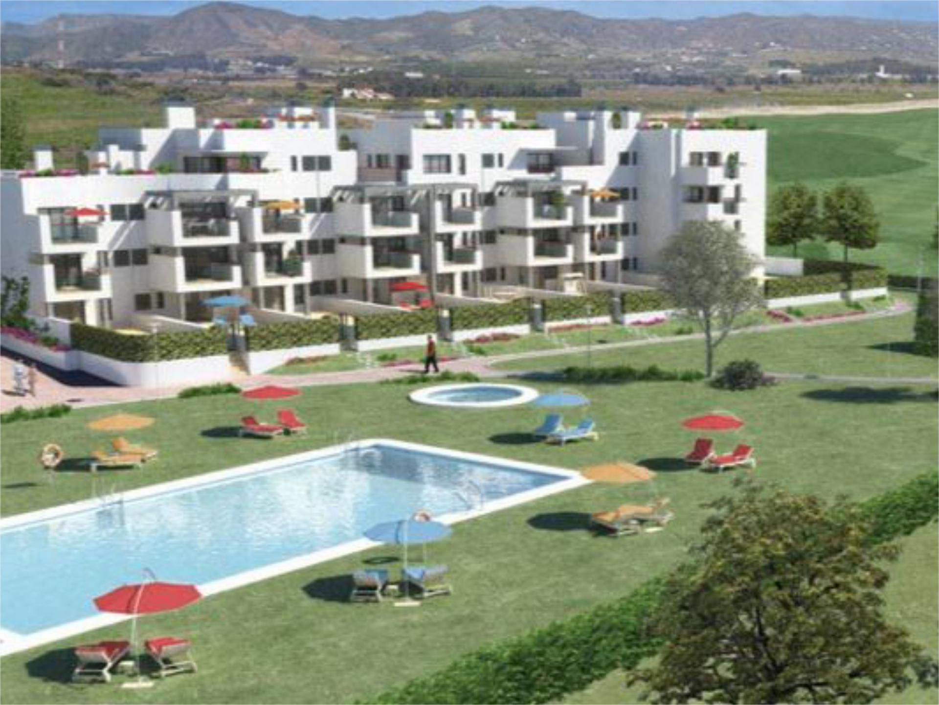 Vista exterior de Apartament de lloguer en  Almería Capital amb Aire condicionat, Jardí privat i Terrassa