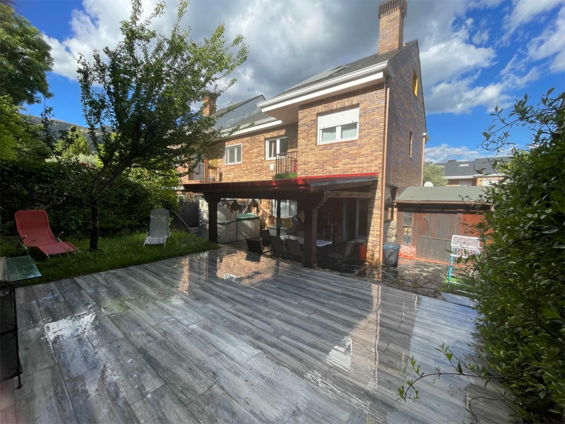Exterior view of House or chalet for sale in El Boalo - Cerceda – Mataelpino  with Heating, Private garden and Terrace