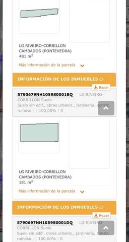 Terreno en Venta en Lugar Riveiro, 20A en Cambados