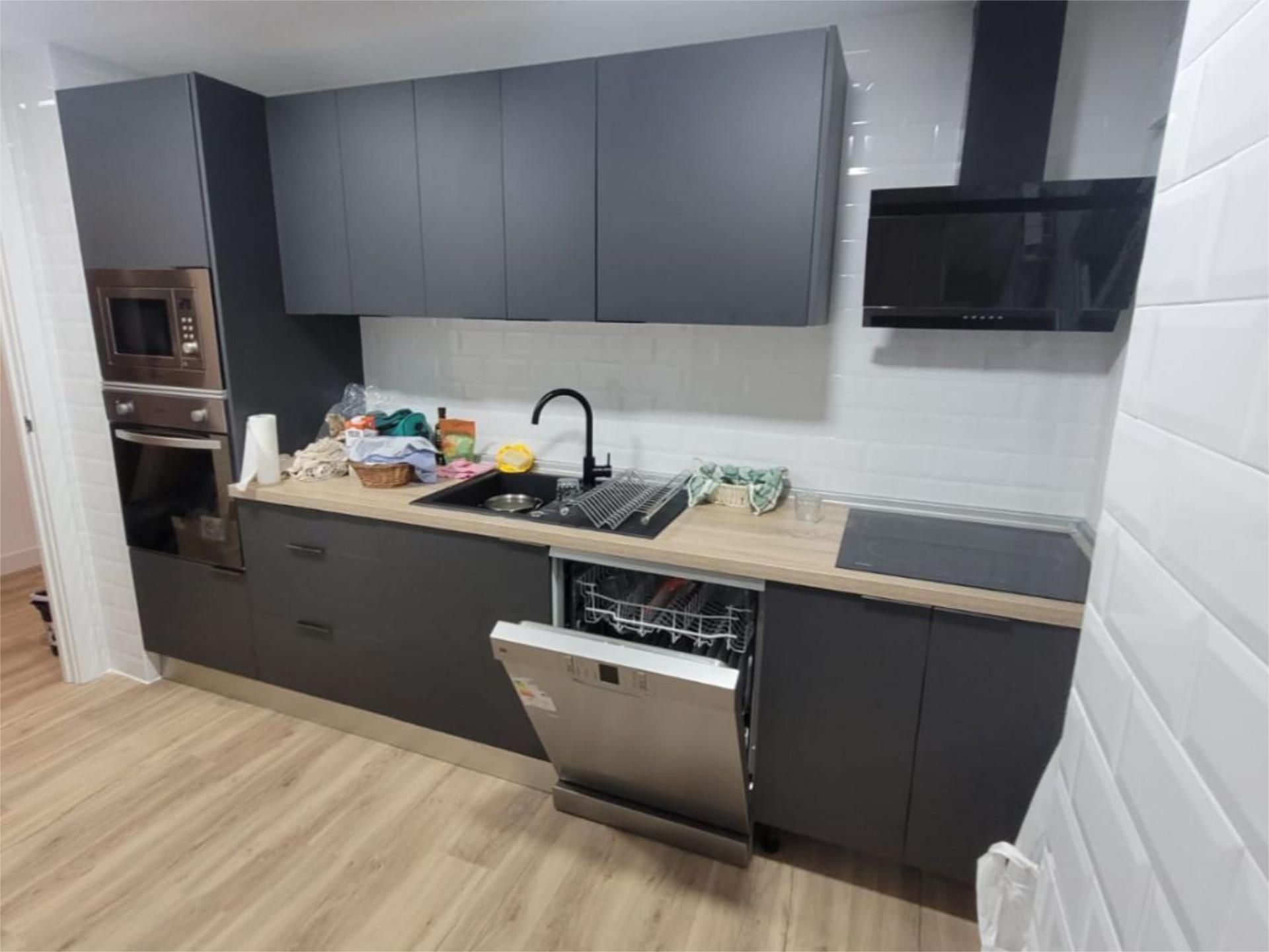 Kitchen of Flat to rent in  Toledo Capital  with Heating, Private garden and Parquet flooring