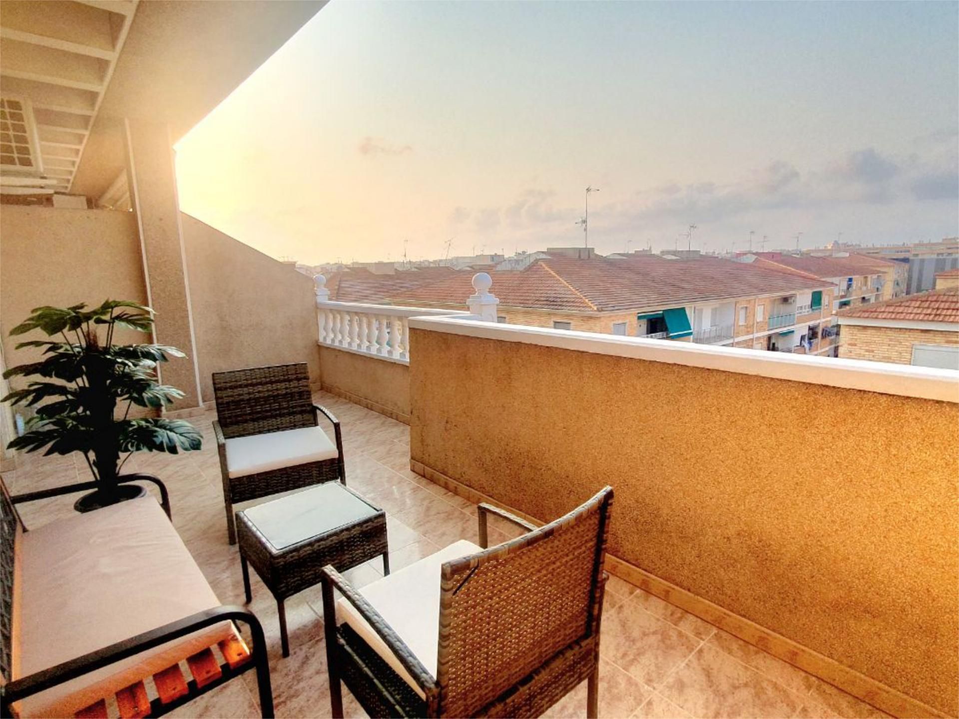 Balcony of Flat for sale in Torrevieja  with Air Conditioner, Heating and Terrace