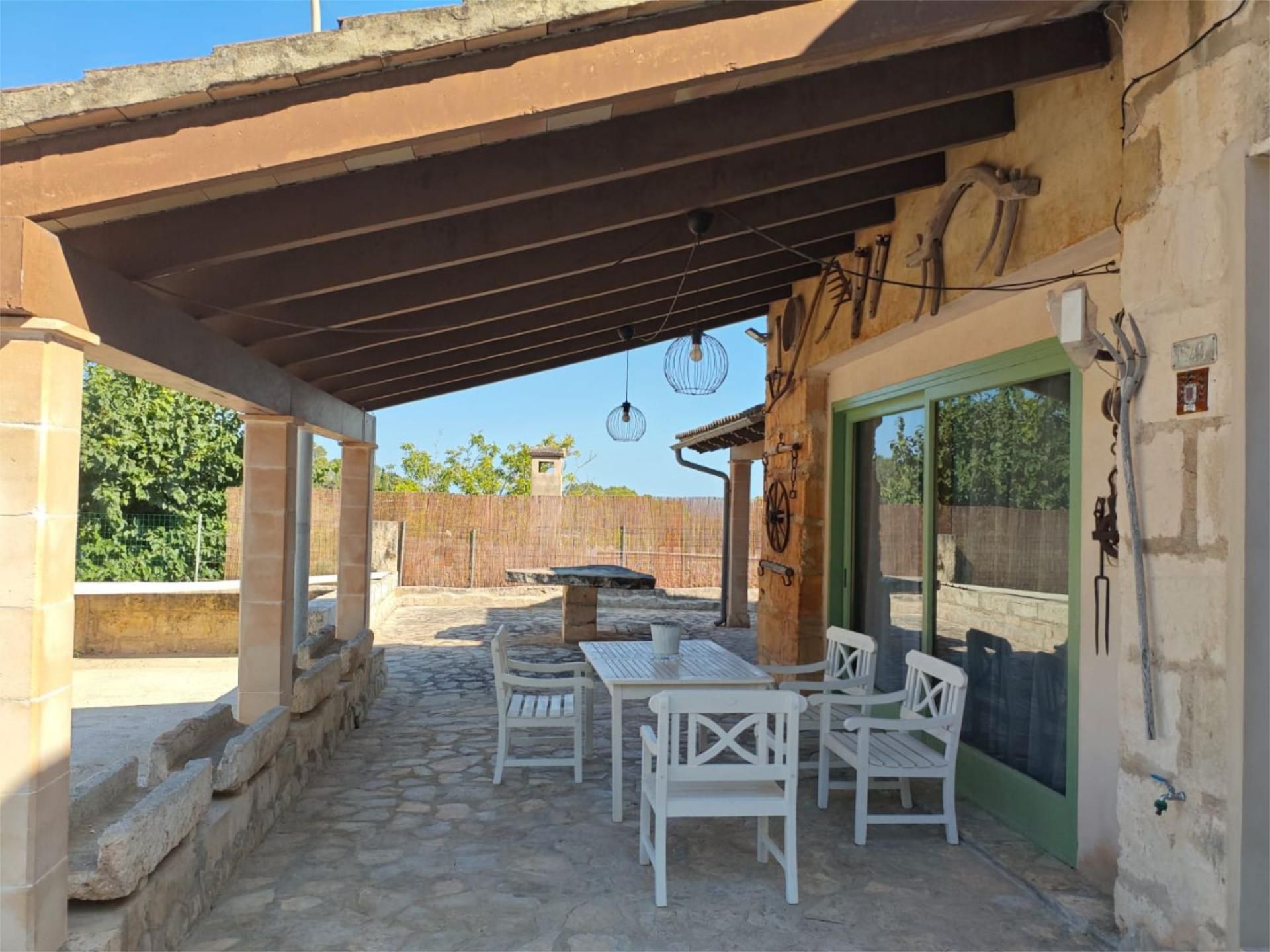 Terrassa de Finca rústica de lloguer en Inca amb Jardí privat, Terrassa i Moblat