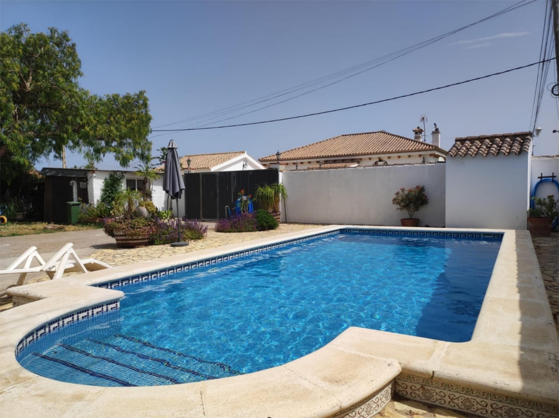 Swimming pool of House or chalet for sale in Chiclana de la Frontera  with Air Conditioner, Private garden and Terrace