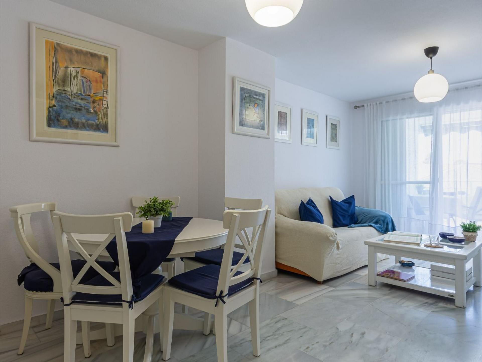 Living room of Flat to rent in Almuñécar  with Terrace, Swimming Pool and Furnished