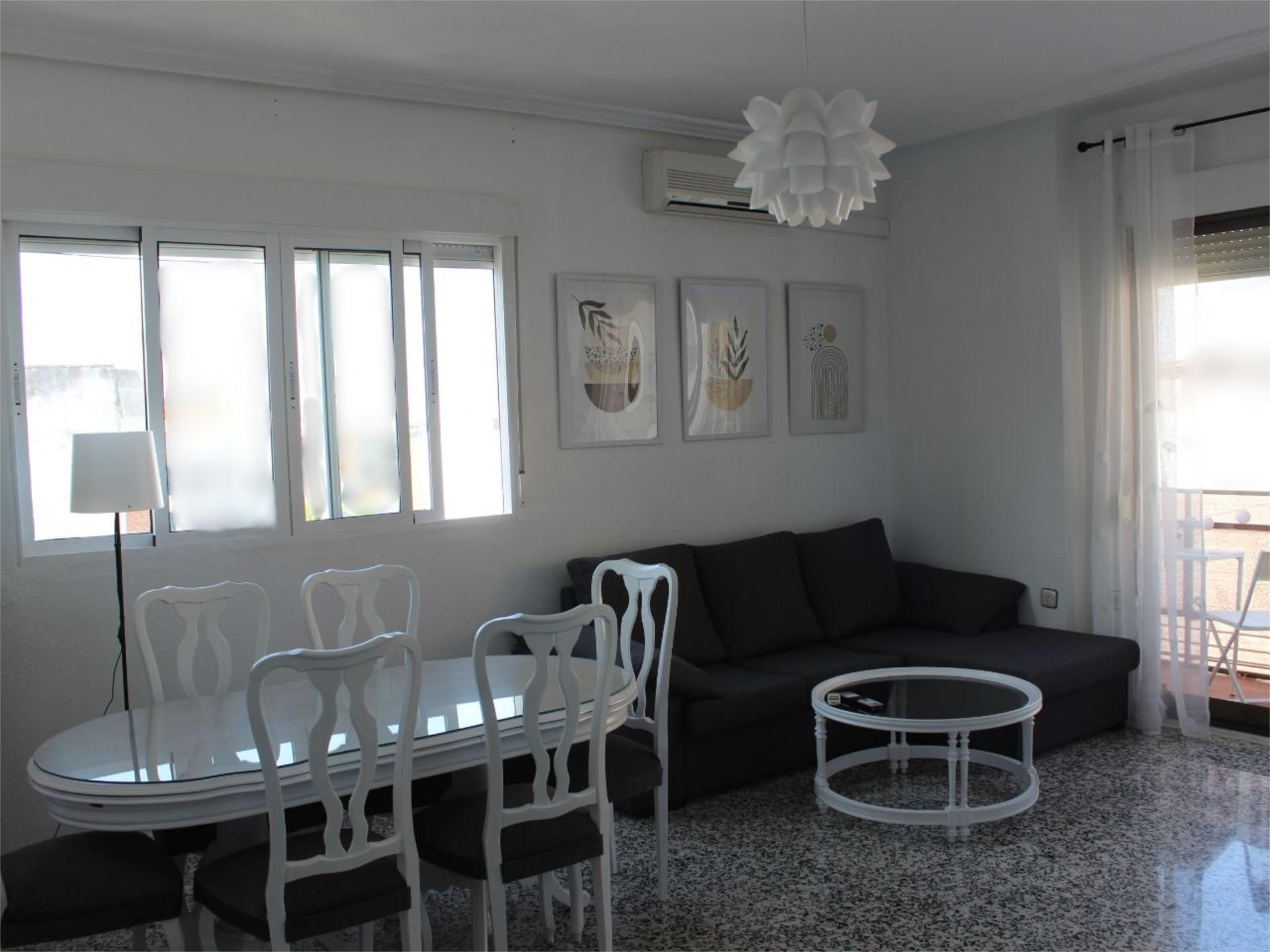 Sala de estar de Piso de alquiler en Almendralejo con Aire acondicionado, Terraza y Amueblado