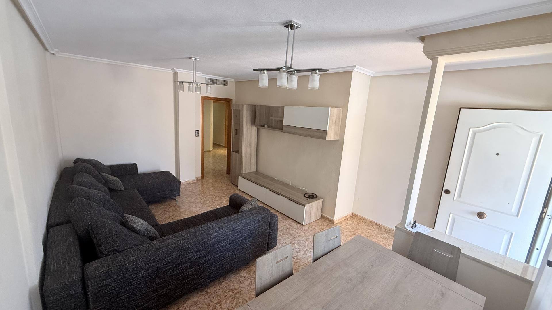 Living room of Planta baja to rent in Cartagena  with Air Conditioner, Parquet flooring and Furnished
