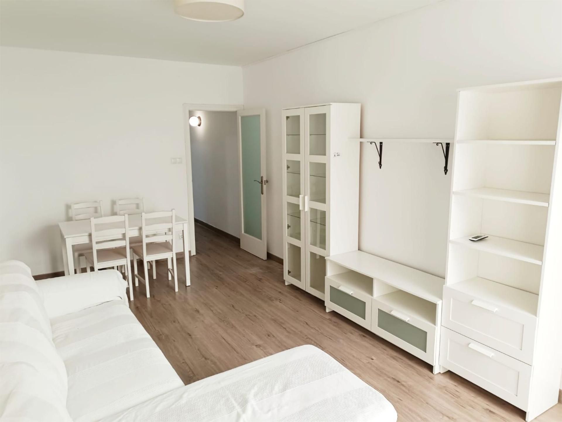 Bedroom of Flat to rent in Badalona  with Air Conditioner, Heating and Parquet flooring