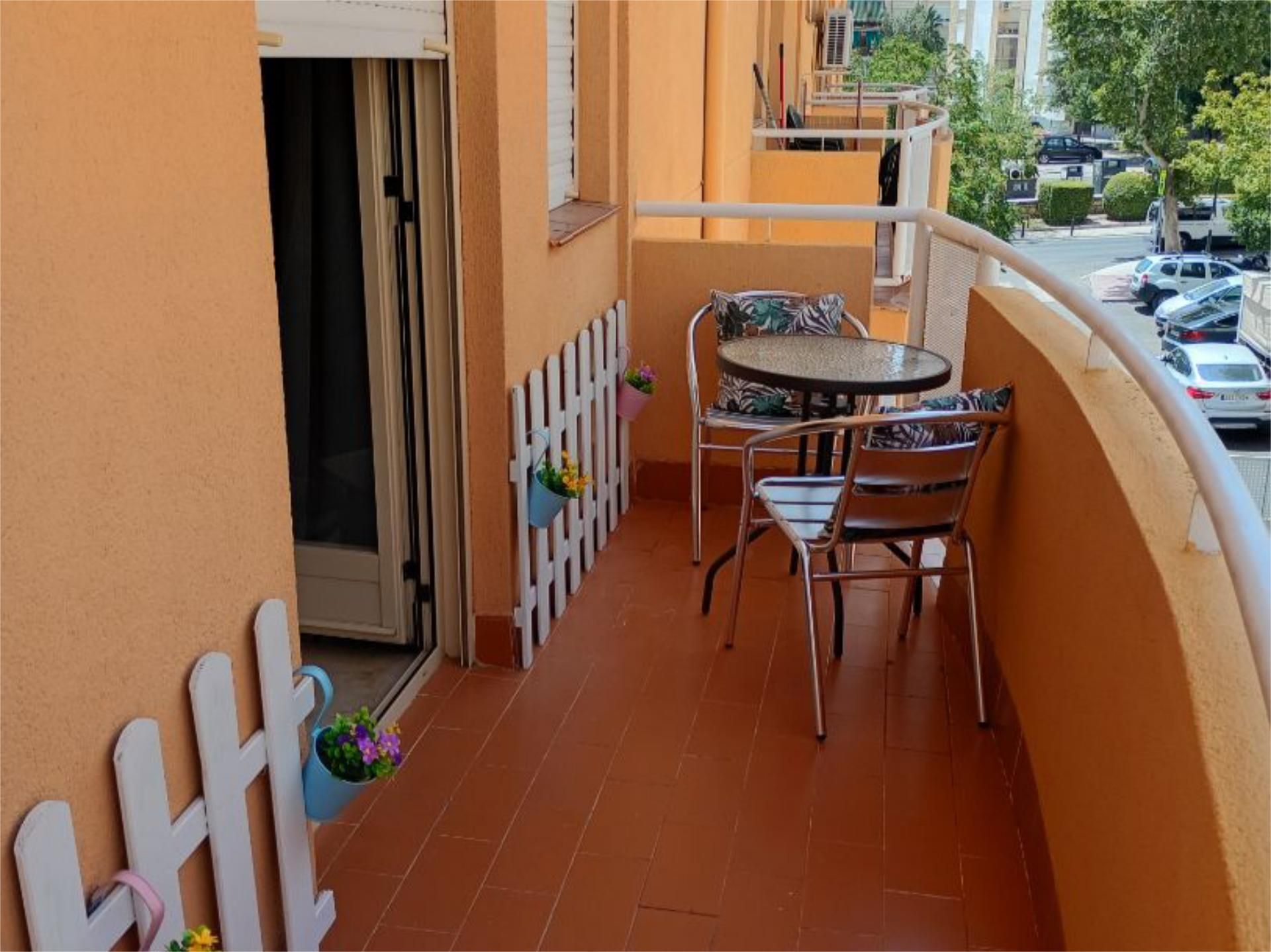 Balcony of Flat for sale in  Jaén Capital  with Air Conditioner, Heating and Furnished