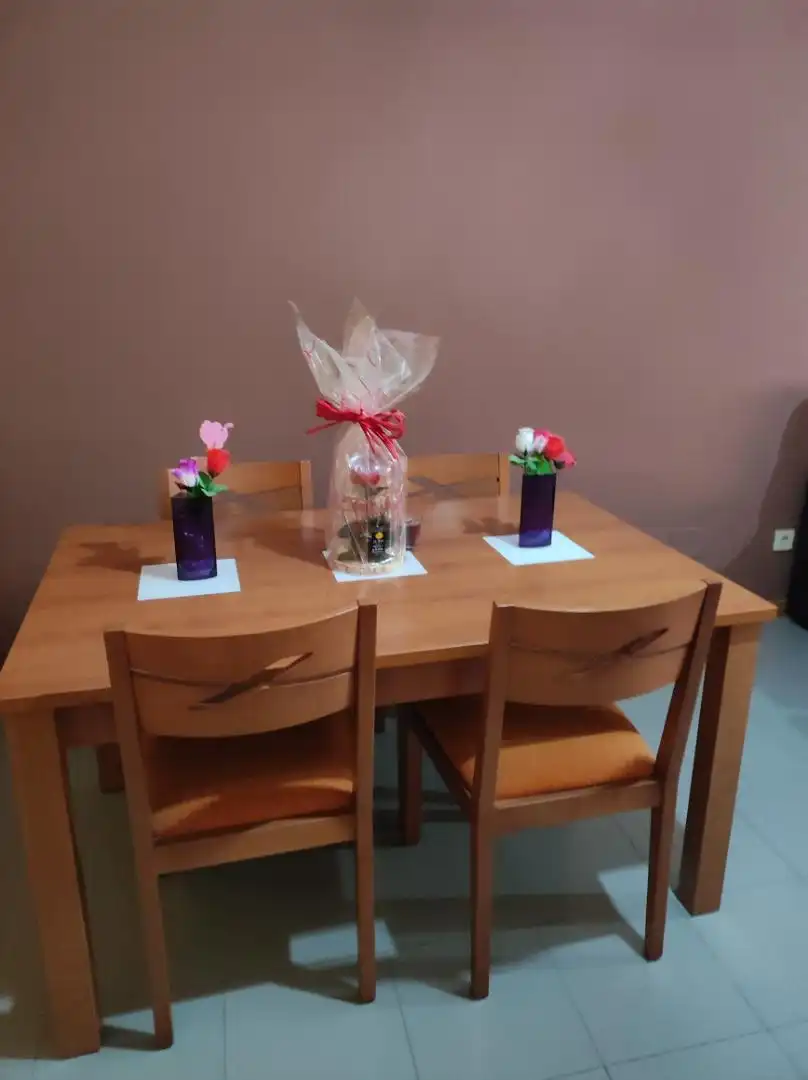Flat for rent in Avenida de los Escritores, 33, Centro Dining room of Flat for rent in Ponferrada with Heating, Furnished and Washing machine