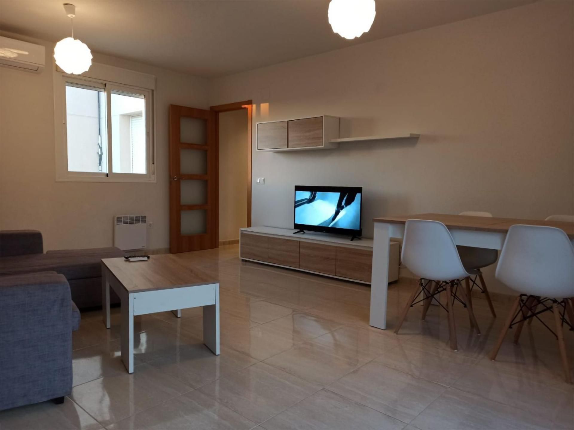 Living room of Flat to rent in Pozuelo de Calatrava  with Air Conditioner, Private garden and Swimming Pool