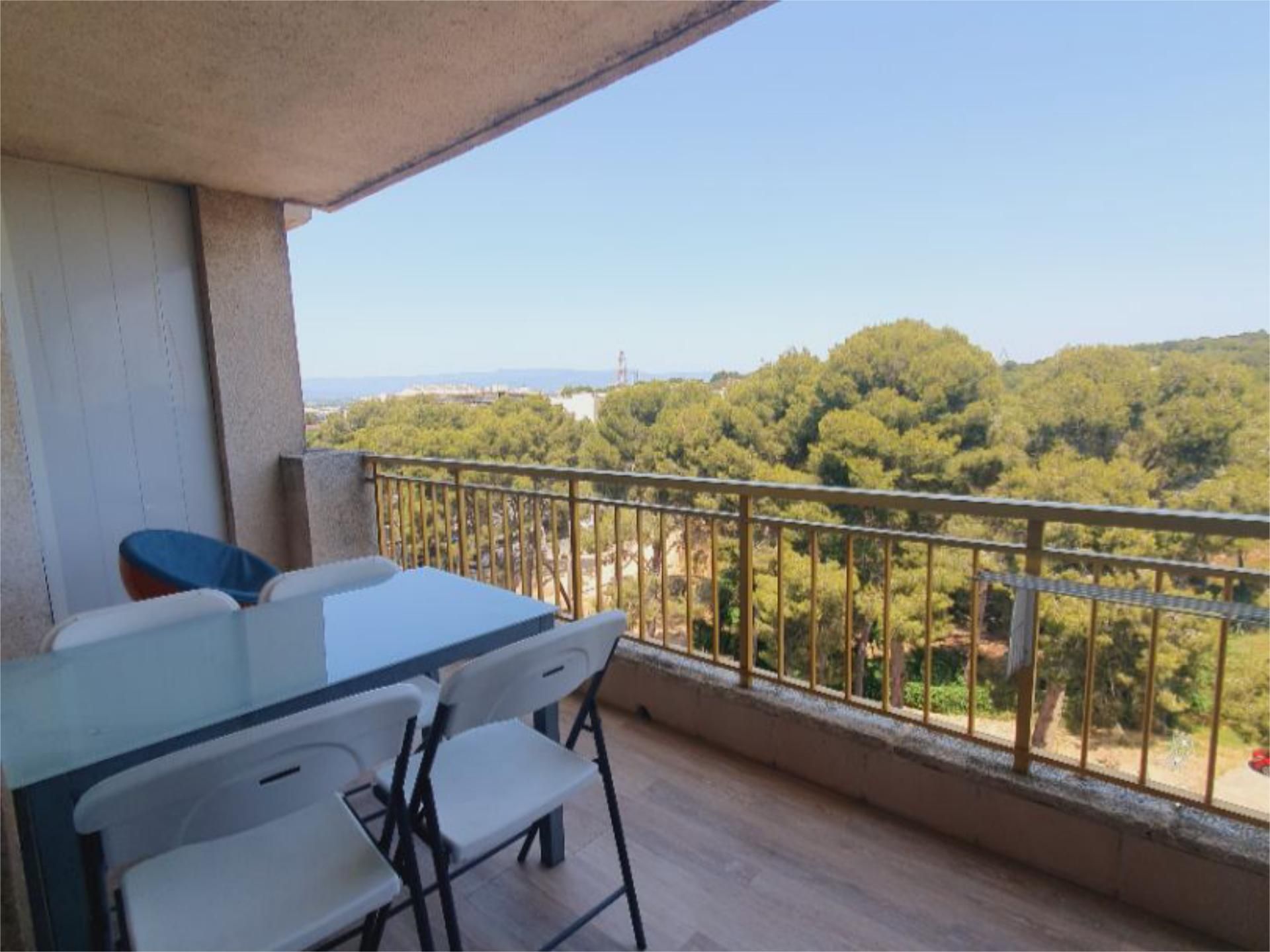 Terrace of Flat to rent in Salou  with Air Conditioner, Private garden and Swimming Pool