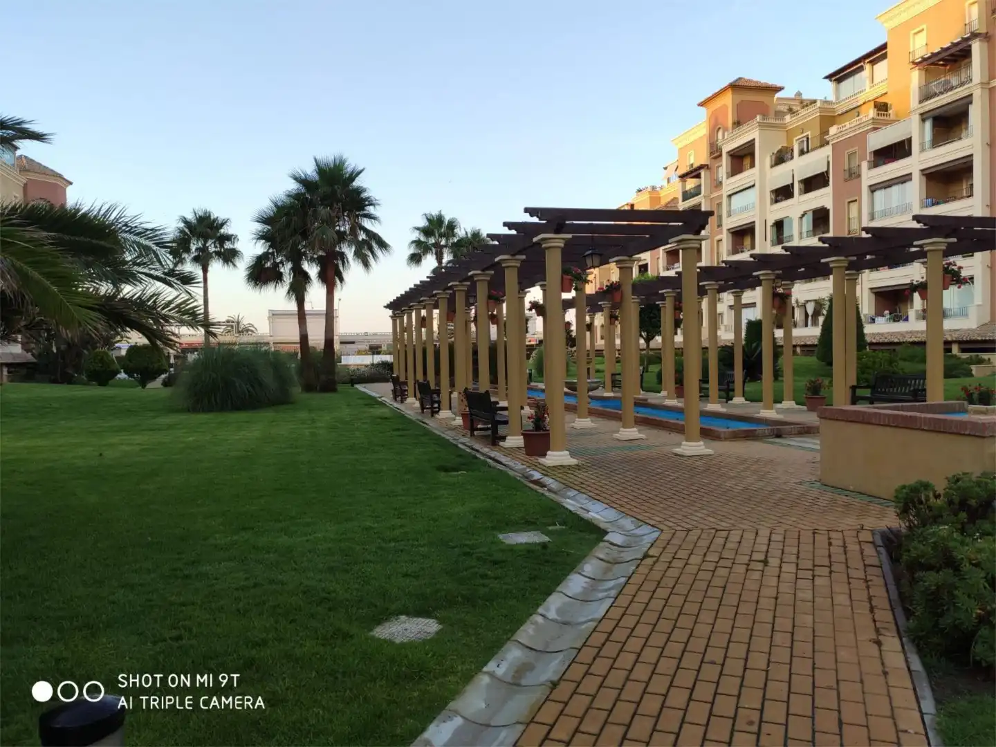 Terrasse von Wohnung zum Verkauf in Ayamonte mit Privatgarten, Terrasse und Schwimmbad