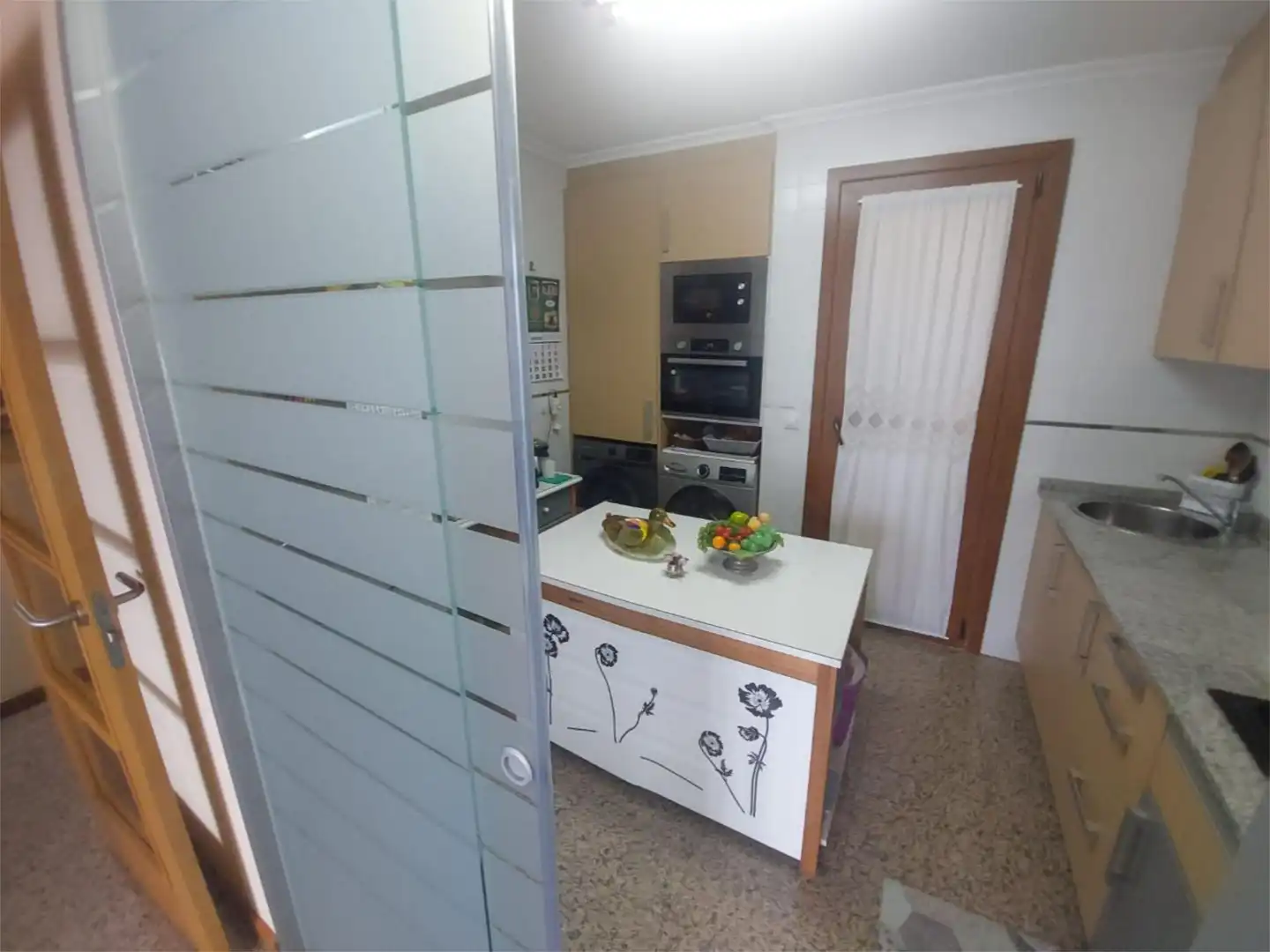 Küche von Wohnung zum Verkauf in O Vicedo  mit Heizung, Privatgarten und Abstellraum