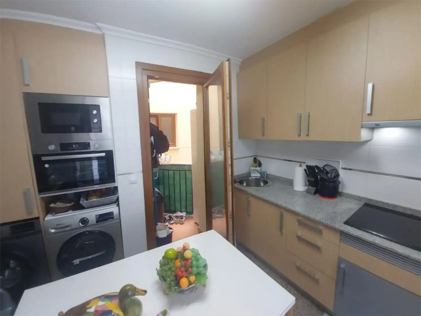 Küche von Wohnung zum Verkauf in O Vicedo  mit Heizung, Privatgarten und Abstellraum